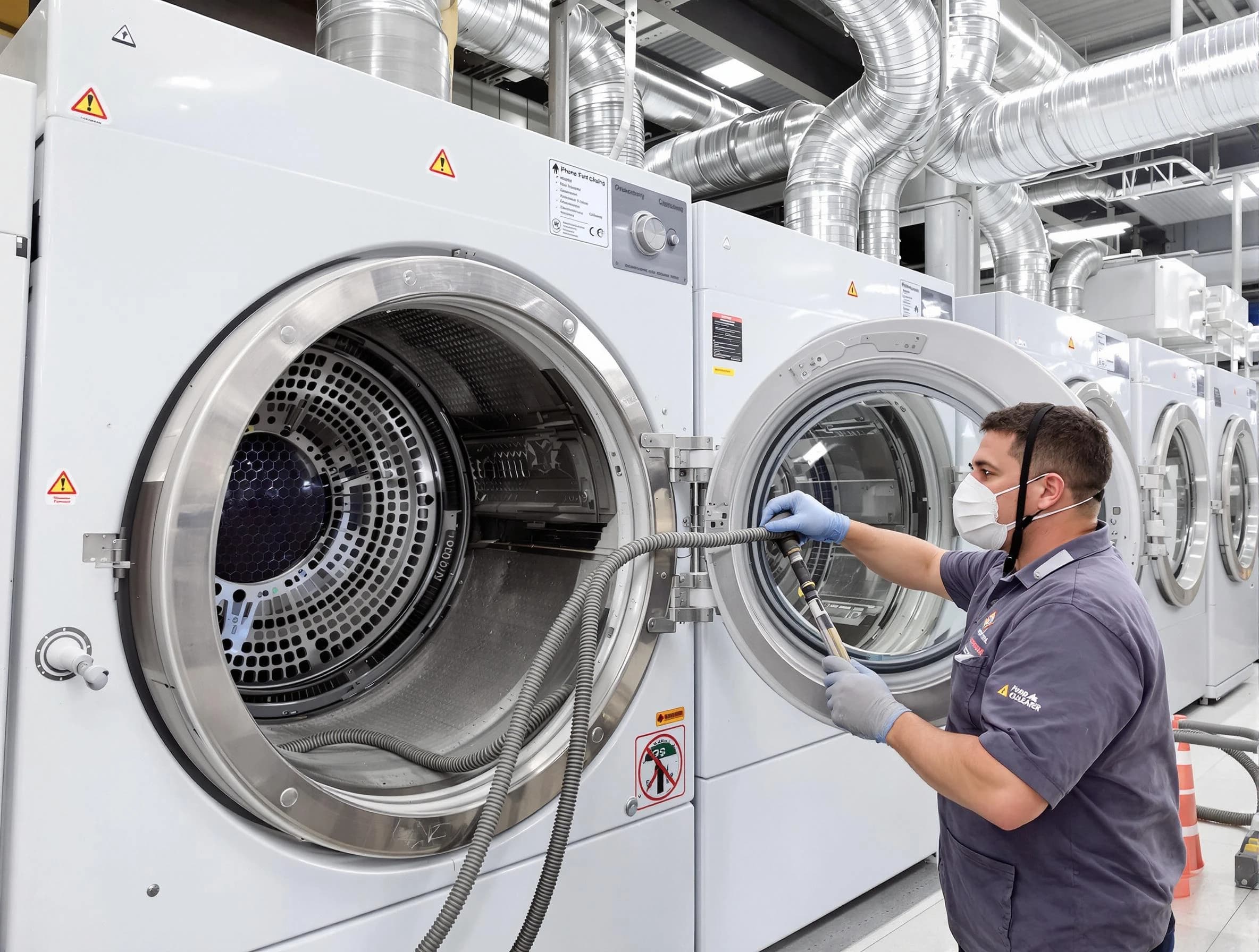 Industrial-grade dryer vent cleaning by Pittsburgh Dryer Vent Cleaning in Pittsburgh